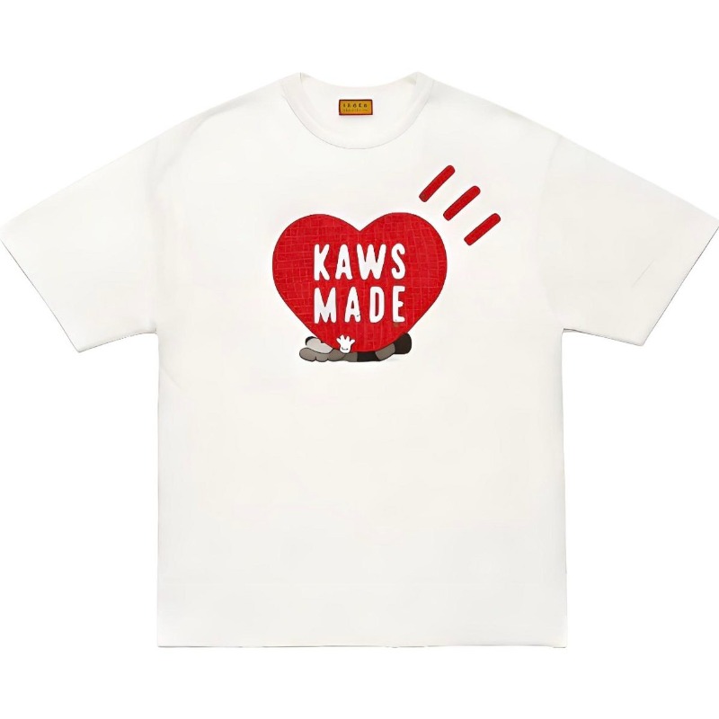 Mens Fashion Bangkok - เสื้อยืด Human Made Bangkok Limited ผ้าฝ้ายสลับเนื้อหนา