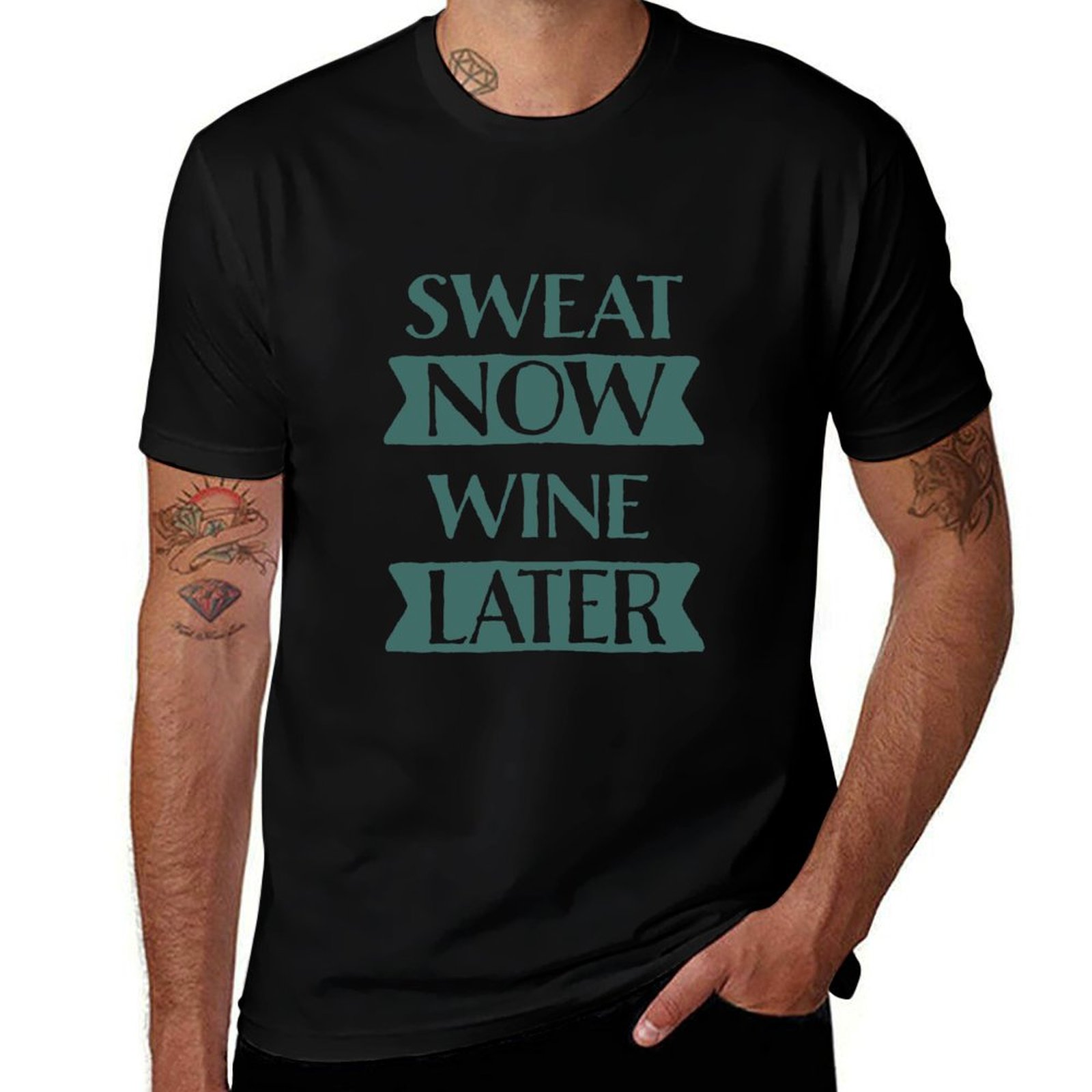 Men'S Fashion Now - เสื้อยืดลายกราฟิกแฟชั่นสำหรับผู้ชาย ลายข้อความ 