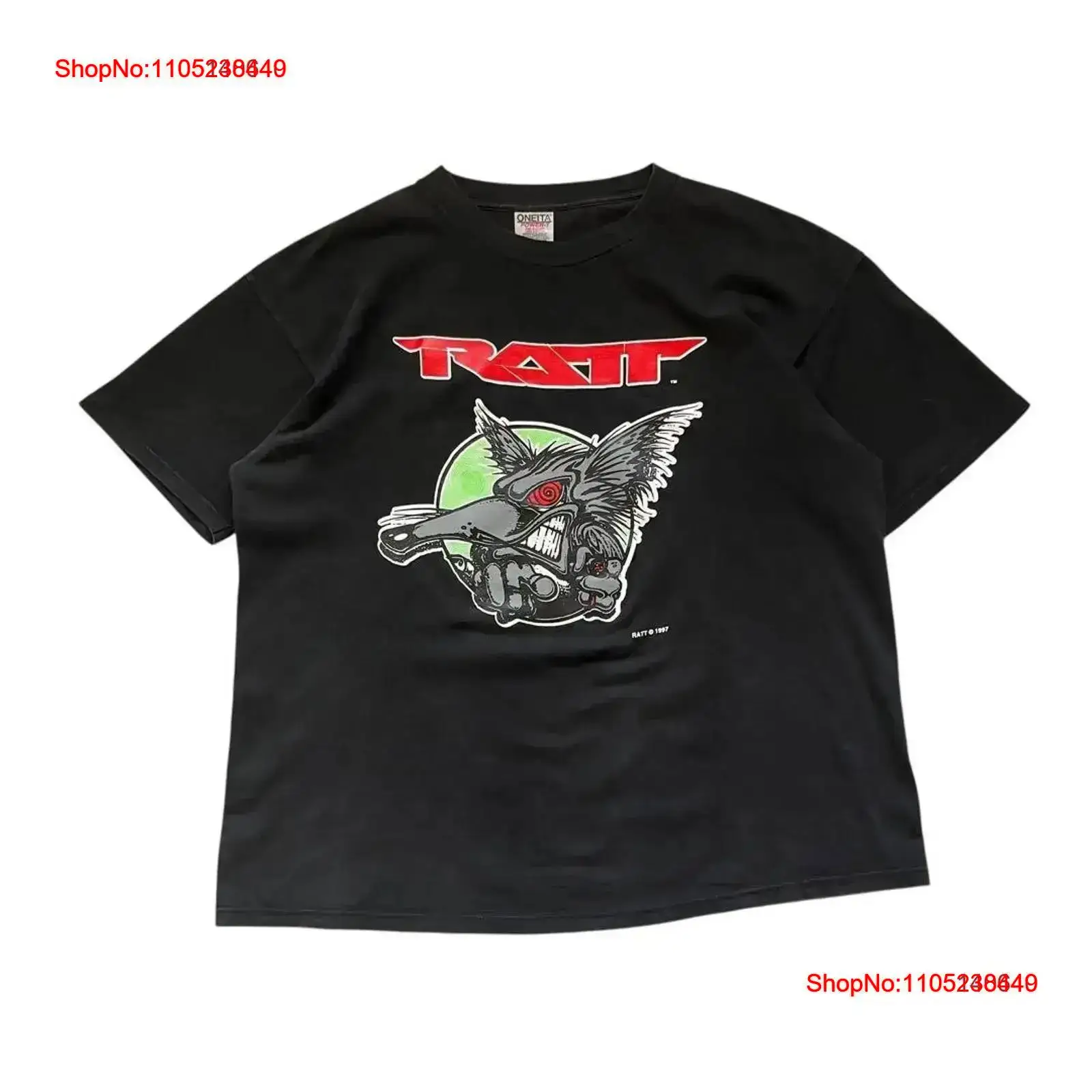 Mens Fashion In The 90S - เสื้อยืดวงร็อคยุค 90 ลายพิมพ์สองด้าน ปี 1997 สไตล์วินเทจ