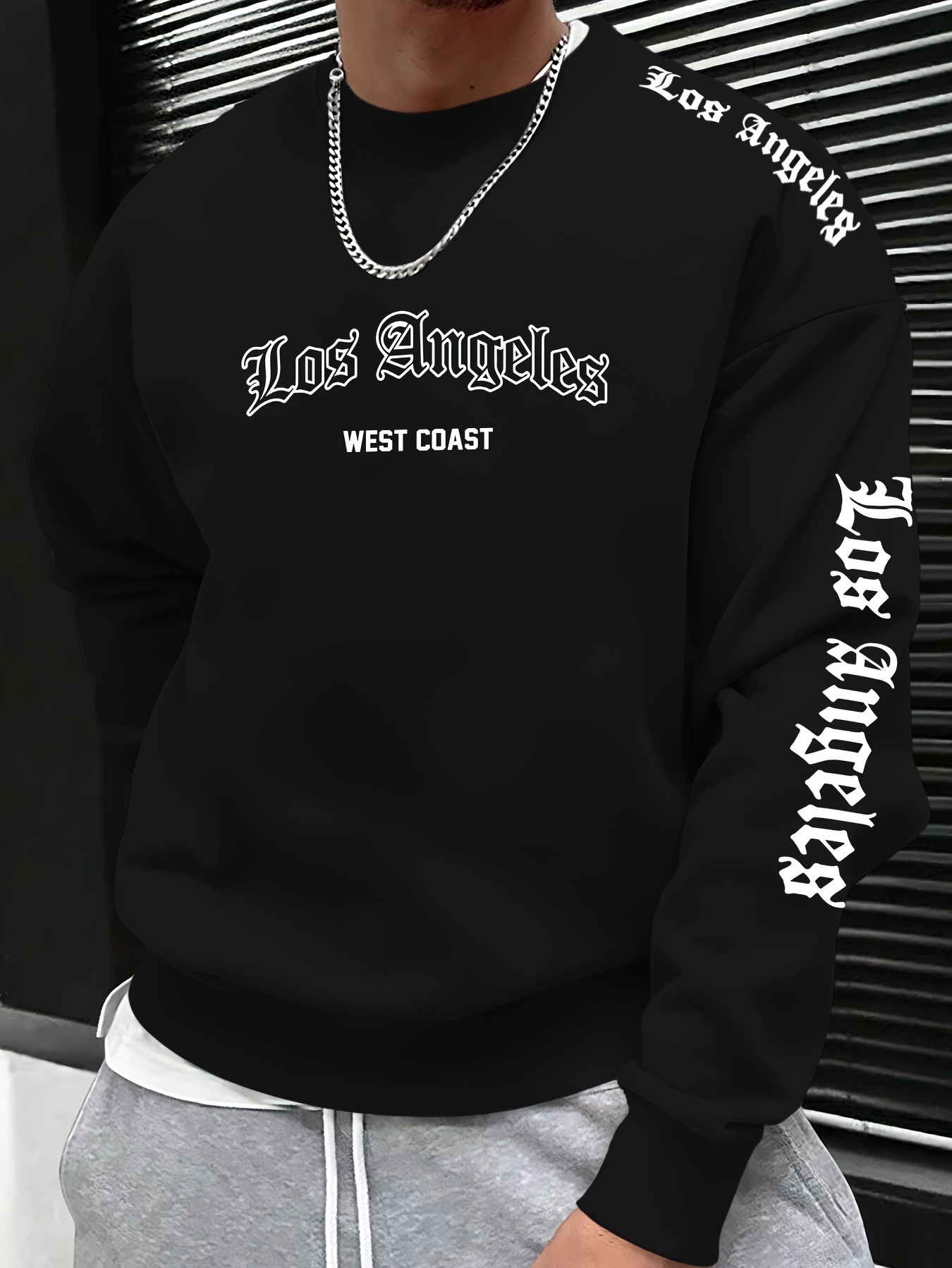 Mens Fashion Casual 2026 - เสื้อสเวตเตอร์คอกลมพิมพ์ลายตัวอักษรสำหรับผู้ชาย ฤดูใบไม้ร่วง/ฤดูหนาว 2026 - สวมใส่สบาย นุ่มสบาย