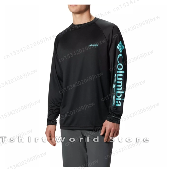 Men'S Fashion Over 50 - เสื้อตกปลาโคลัมเบีย พีเอฟจีเสื้อเจอร์ซีย์แขนยาวสำหรับฤดูร้อนผู้ชายเสื้อผ้าตกปลาประสิทธิภาพสูง UPF 50+ เสื้อยืดป้องกันแสงแดดเสื้อสเวตเตอร์