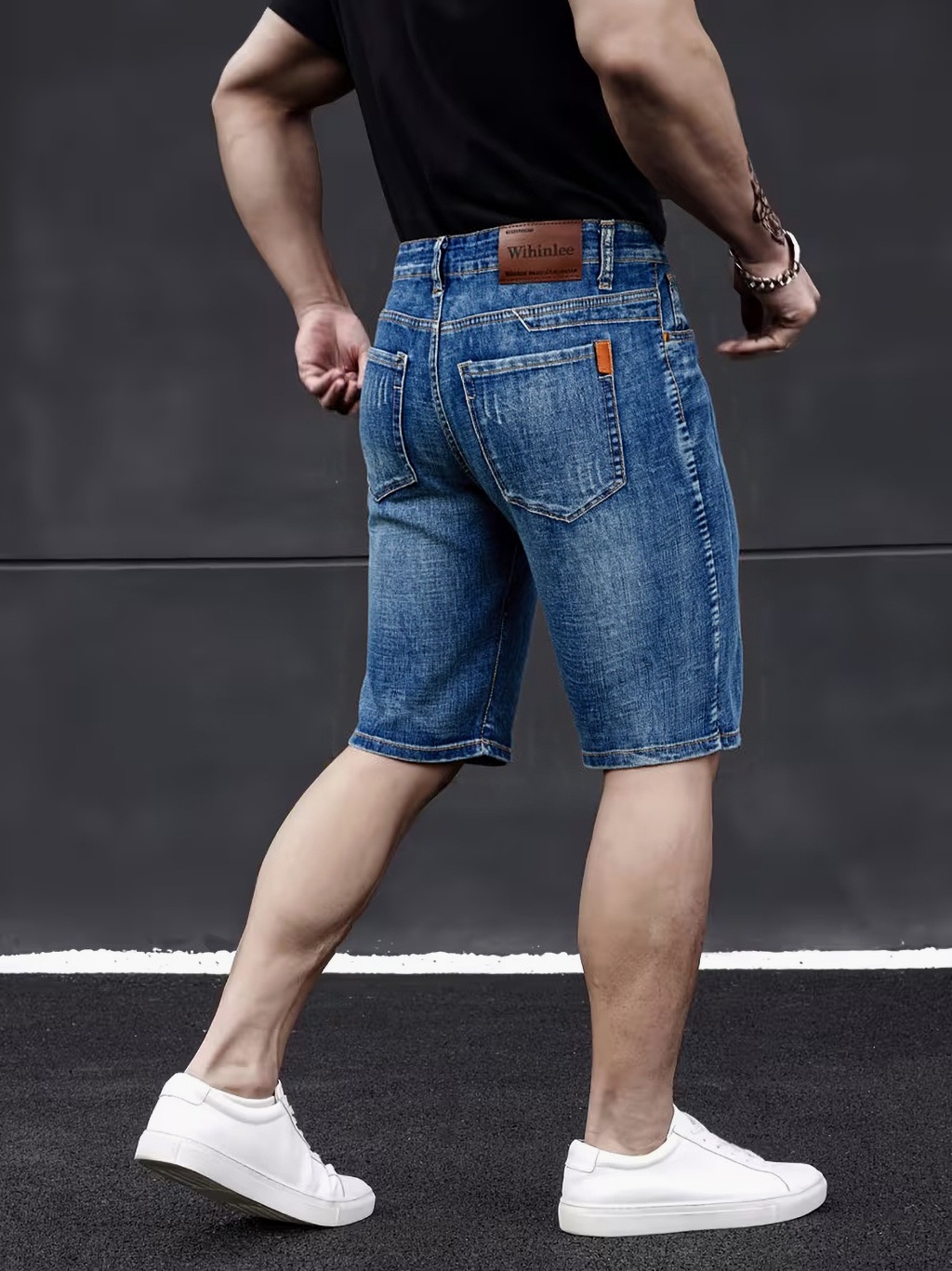 Men Fashion Jeans - วิธลี นิว บิสซิเนส เม็นส์ กางเกงยีนส์ลำลองทรงตรง ยืดได้