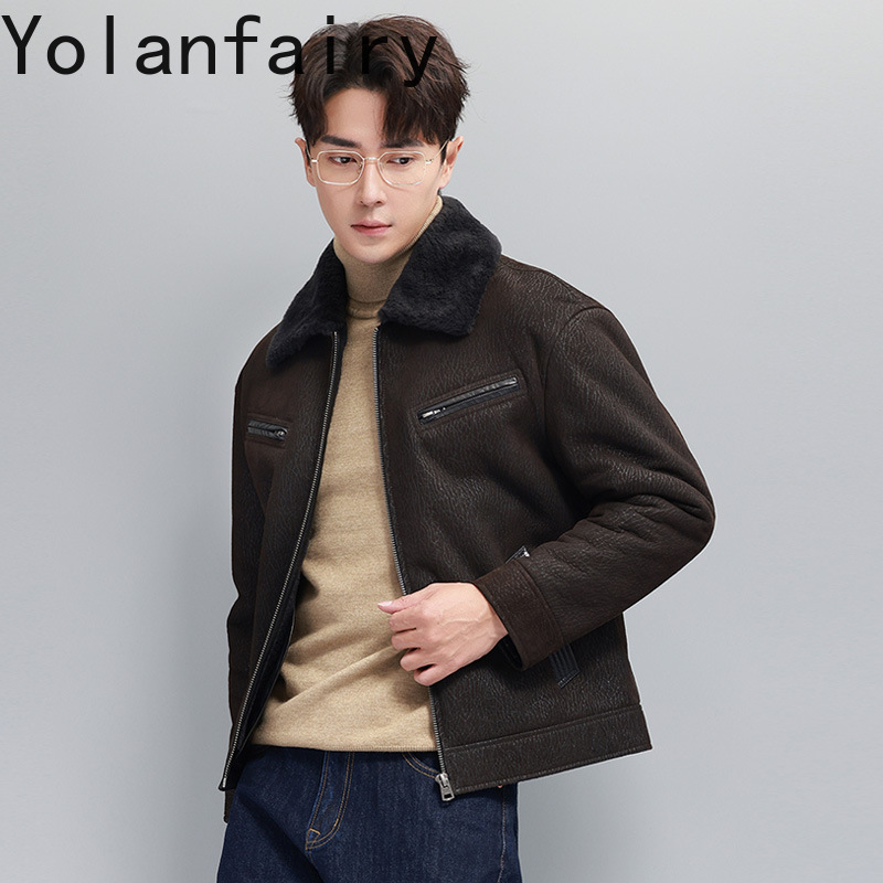 YOLANFAIRY Vintage แฟชั่นเสื้อ - Men'S Fashion Zipper Jacket บทวิจารณ์และราคา