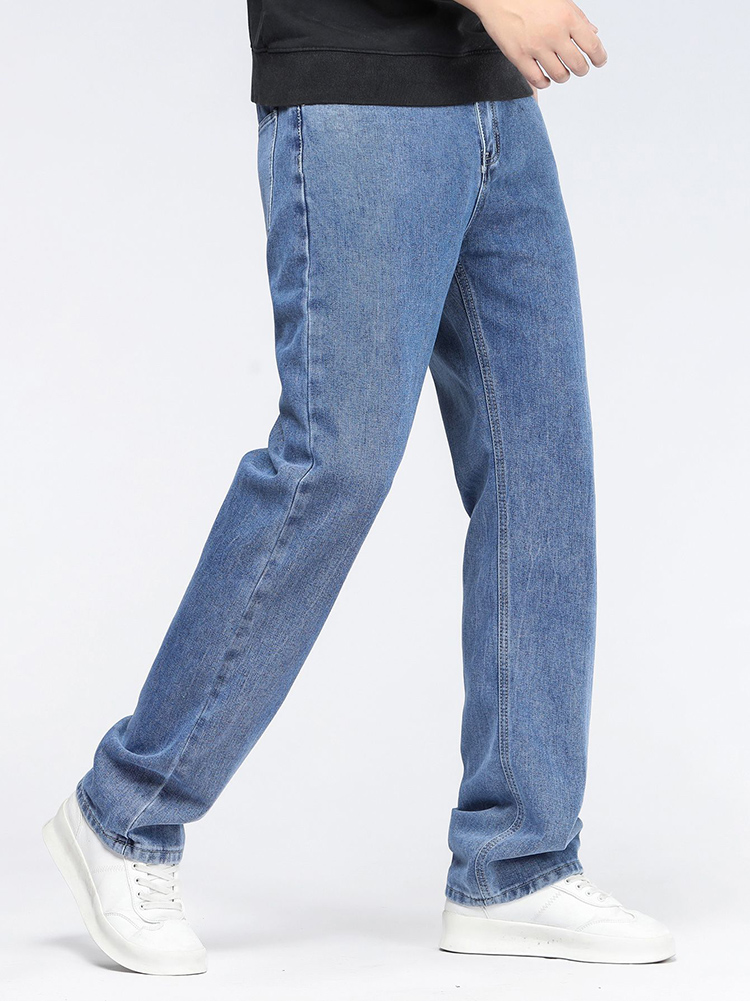 กางเกงยีนส์ทรงหลวมสไตล์เกาหลีส - Men'S Fashion Grey Jeans บทวิจารณ์และราคา
