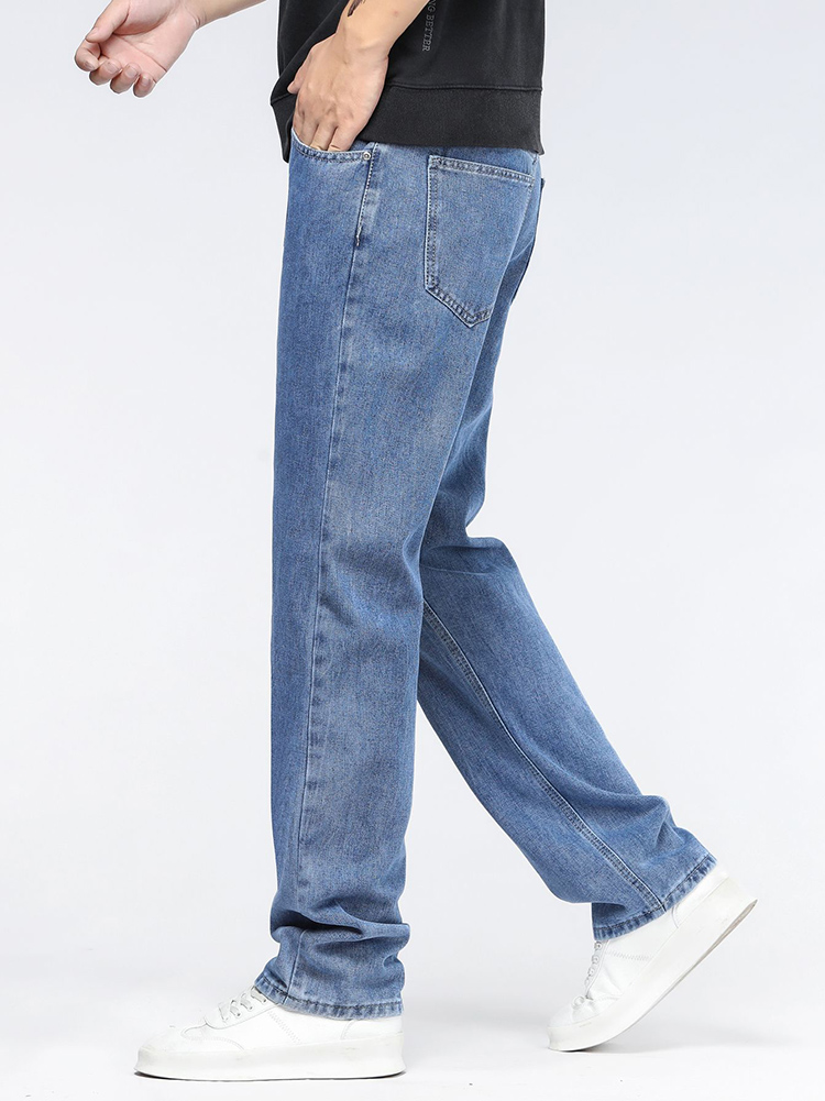 กางเกงยีนส์ทรงหลวมสไตล์เกาหลีส - Men'S Fashion Grey Jeans บทวิจารณ์และราคา