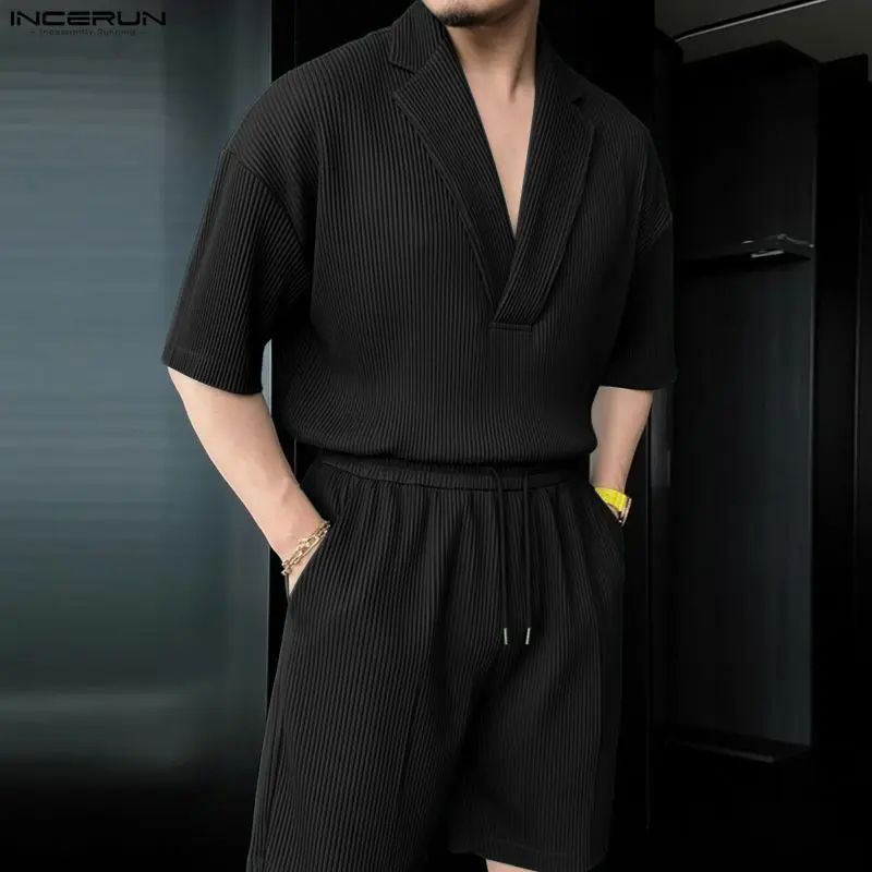 INCERUN ชุดเซ็ตผู้ชาย เสื้อเชิ - Mens Fashion Casual 2026 บทวิจารณ์และราคา