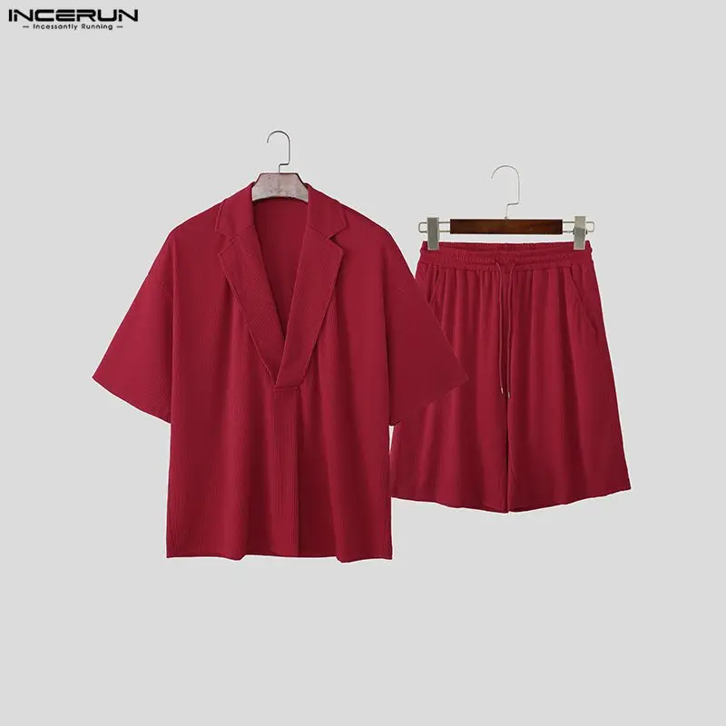 INCERUN ชุดเซ็ตผู้ชาย เสื้อเชิ - Mens Fashion Casual 2026 บทวิจารณ์และราคา