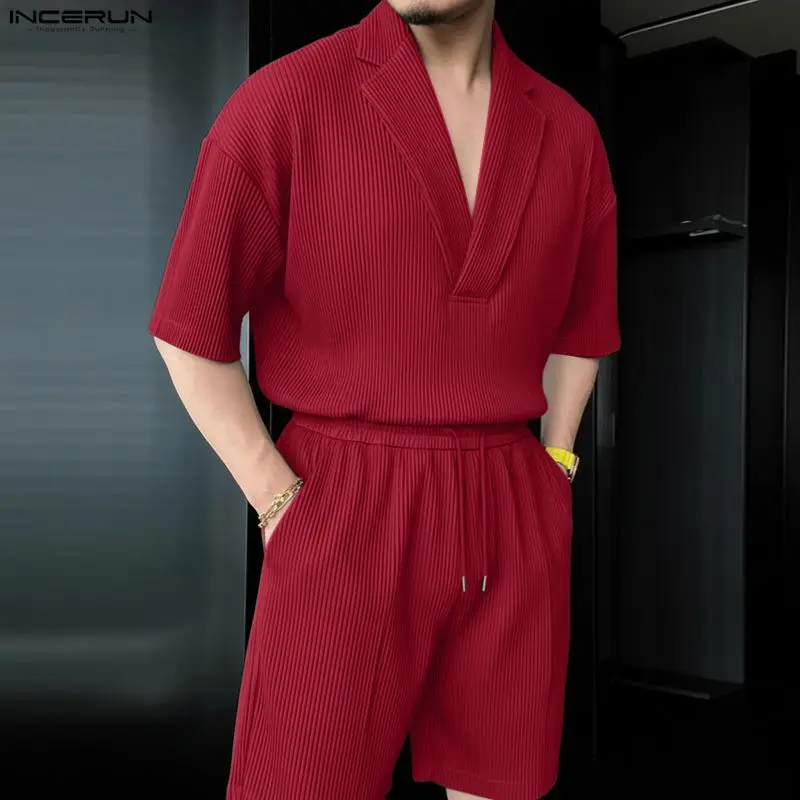 INCERUN ชุดเซ็ตผู้ชาย เสื้อเชิ - Mens Fashion Casual 2026 บทวิจารณ์และราคา