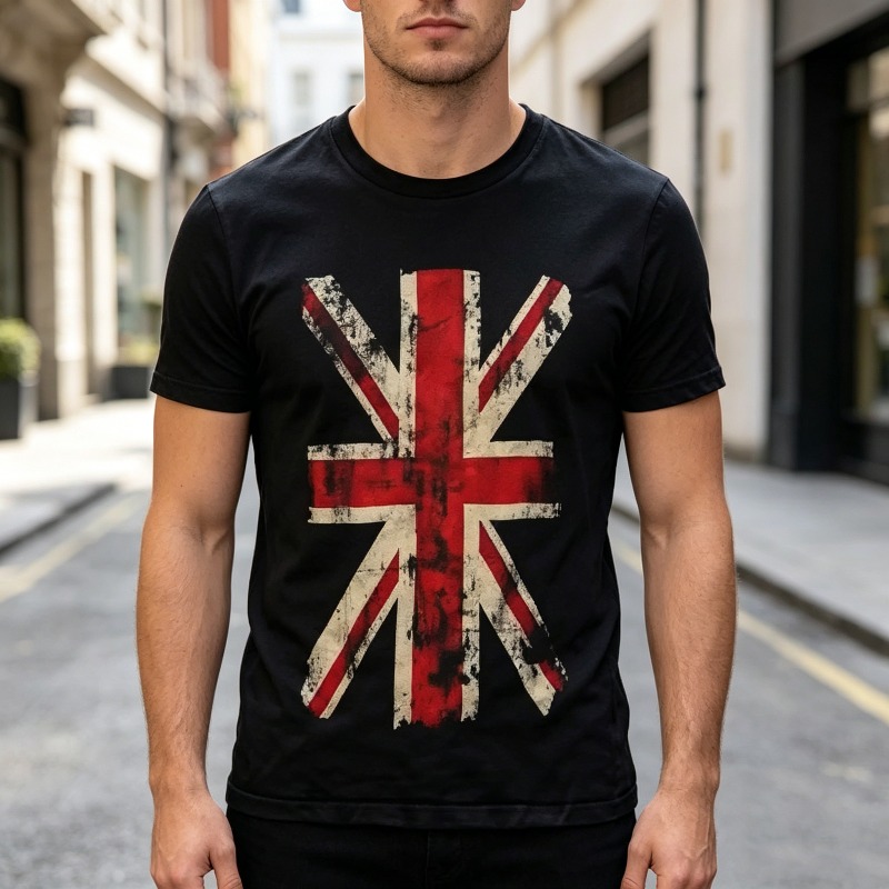 ยูเนี่ยนแจ็คเสื้อยืดกราฟิกวินเ - Men'S Fashion Uk บทวิจารณ์และราคา