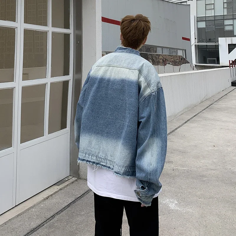 แจ็คเก็ตยีนส์สไตล์อเมริกันเรโท - Mens Fashion Denim Jacket บทวิจารณ์และราคา