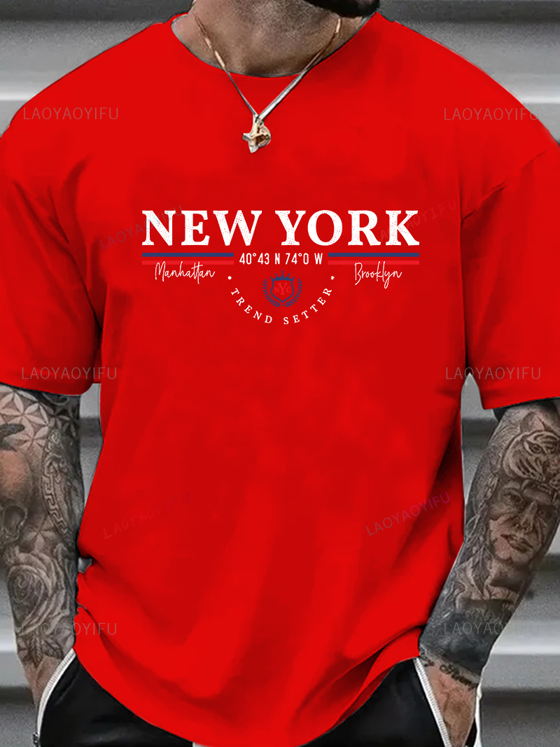 เสื้อยืดลายกราฟิกนิวยอร์ก ยูนิ - York Men'S Fashion บทวิจารณ์และราคา