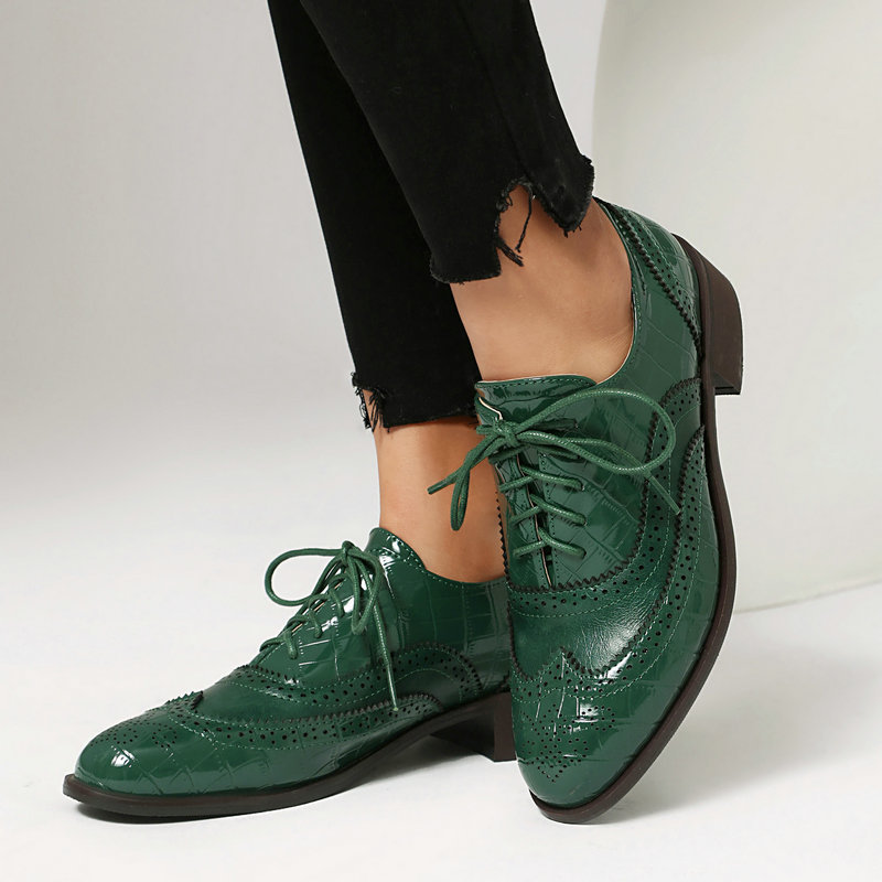 รองเท้าอ็อกซ์ฟอร์ดลายหินสำหรับ - Oxford Shoes Brogue บทวิจารณ์และราคา