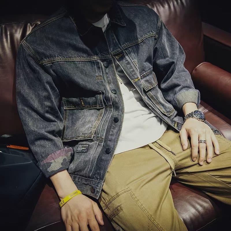 เสื้อแจ็กเก็ตยีนส์ของผู้ชายเสื - Mens Fashion Denim Jacket บทวิจารณ์และราคา