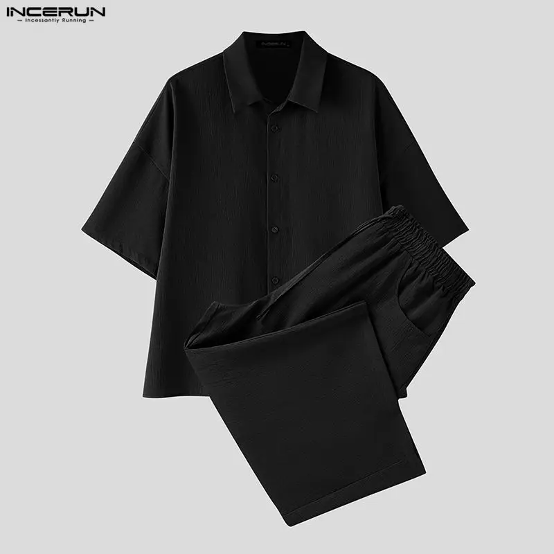 INCERUN ชุดเซ็ตผู้ชาย เสื้อเชิ - Mens Fashion Casual 2026 บทวิจารณ์และราคา