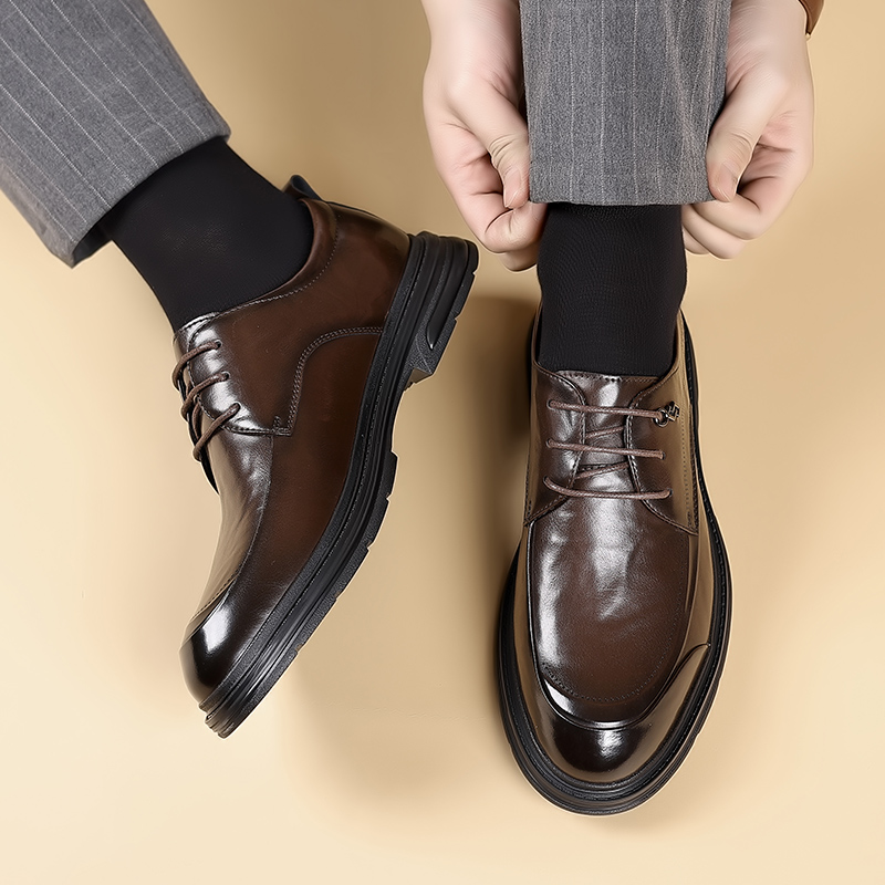 รองเท้าหนังอ็อกซ์ฟอร์ดสไตล์ลำล - Oxford Shoes Brogue บทวิจารณ์และราคา
