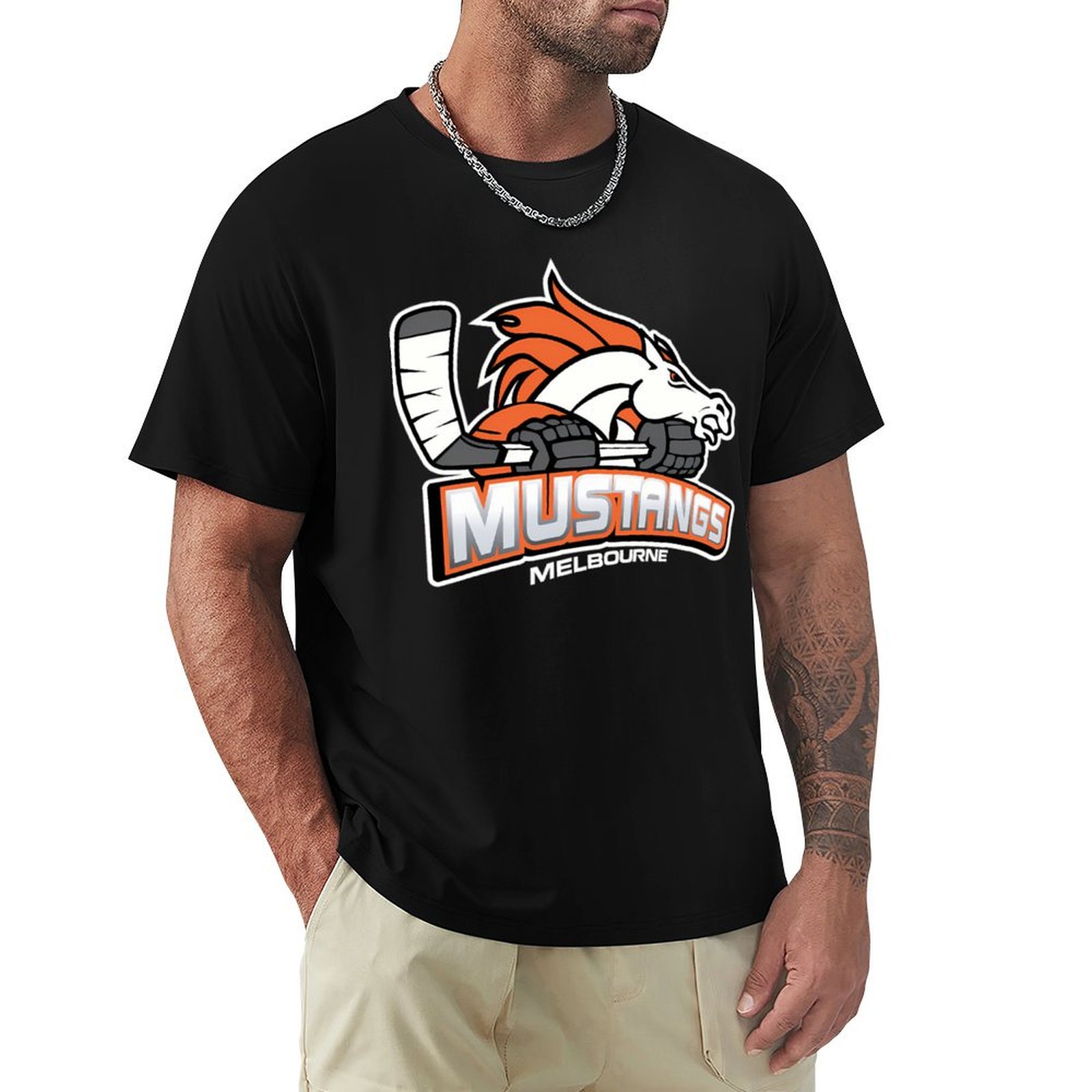 เมลเบิร์น มัสแตงส์เสื้อยืดโลโก - Mens Fashion Melbourne บทวิจารณ์และราคา