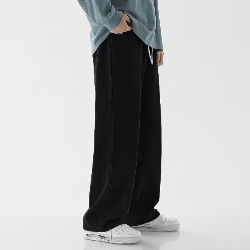 กางเกงยีนส์ผู้ชายสไตล์สตรีทแวร - Men'S Fashion Grey Jeans บทวิจารณ์และราคา
