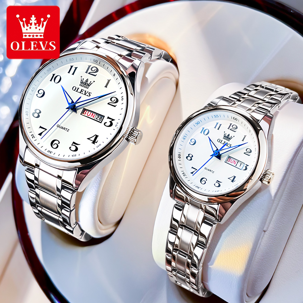 OLEVS นาฬิกาควอทซ์คู่แบรนด์ชั้ - Mens Fashion In 40S บทวิจารณ์และราคา