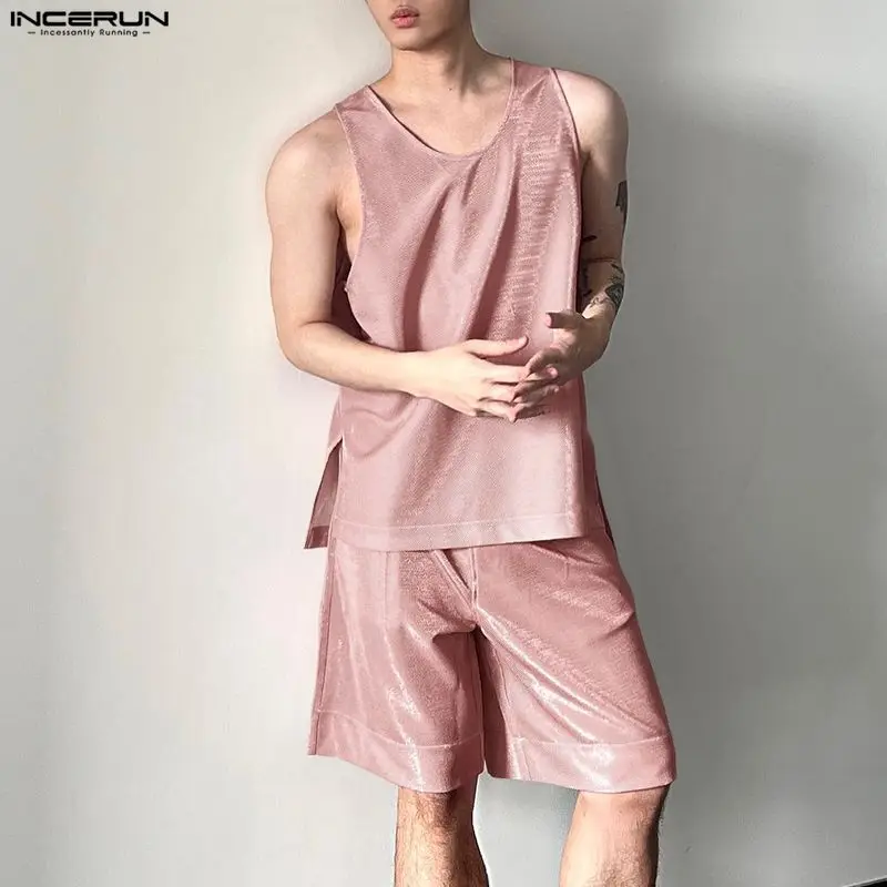 INCERUN ชุดผู้ชาย เสื้อกล้ามคอ - Mens Fashion Casual 2026 บทวิจารณ์และราคา