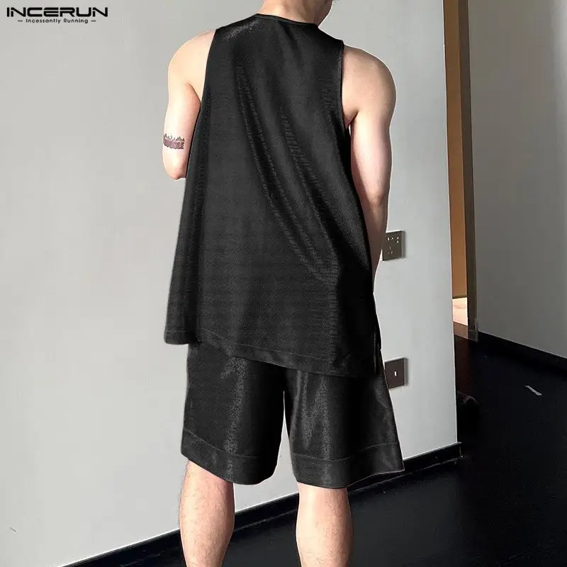 INCERUN ชุดผู้ชาย เสื้อกล้ามคอ - Mens Fashion Casual 2026 บทวิจารณ์และราคา