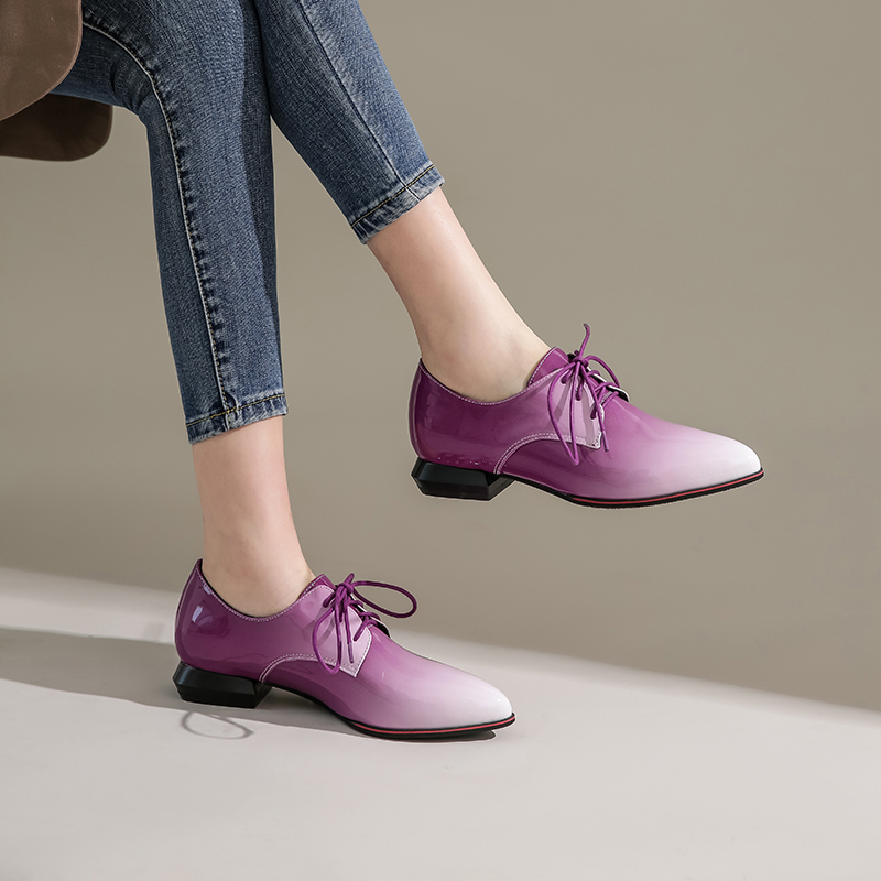 ผู้หญิงอังกฤษOxfords Gradientส - Oxford Shoes Brogue บทวิจารณ์และราคา