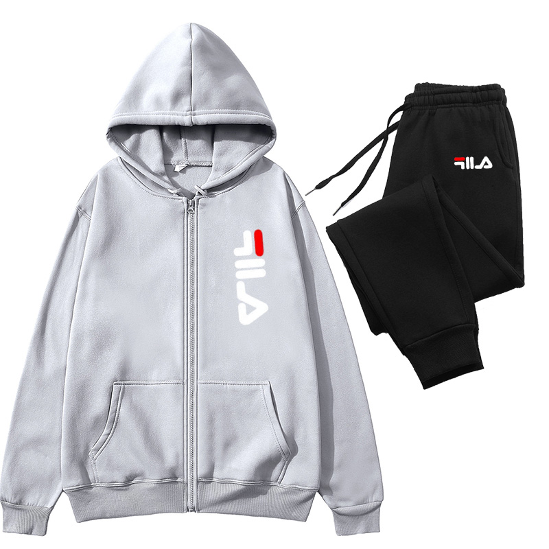 ชุดวอร์มผู้ชาย 2 ชิ้น เสื้อแจ็ - Men'S Fashion Zipper Jacket บทวิจารณ์และราคา