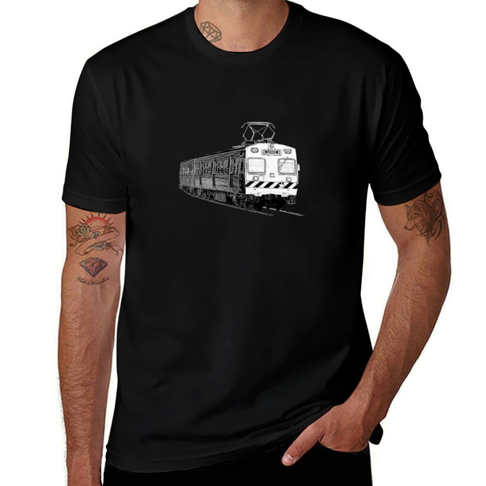 เสื้อยืดลายรถไฟฮิตาชิเมลเบิร์น - Mens Fashion Melbourne บทวิจารณ์และราคา