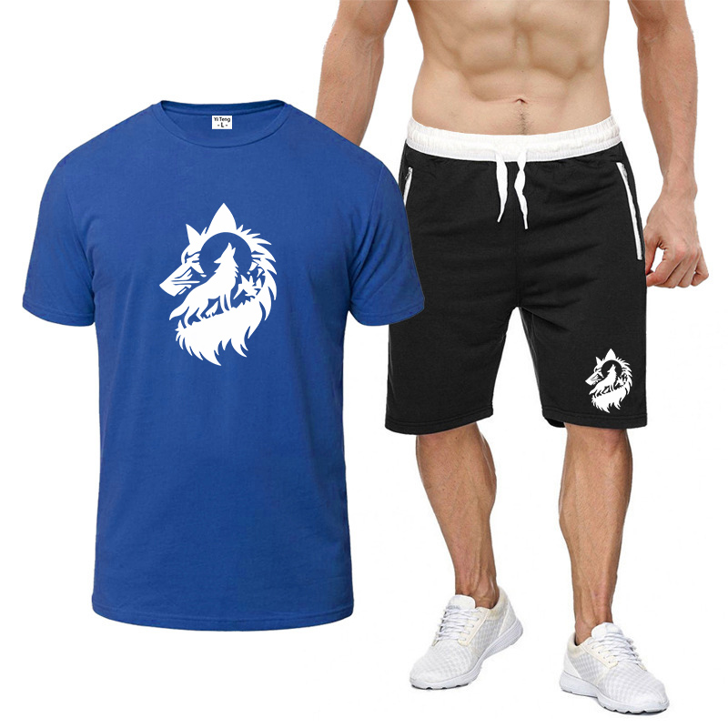 ชุดเสื้อยืดและกางเกงแฟชั่นใหม่ - Men'S Fashion Logo บทวิจารณ์และราคา