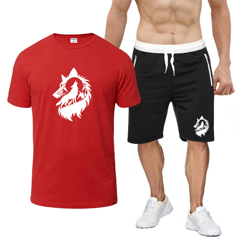 ชุดเสื้อยืดและกางเกงแฟชั่นใหม่ - Men'S Fashion Logo บทวิจารณ์และราคา