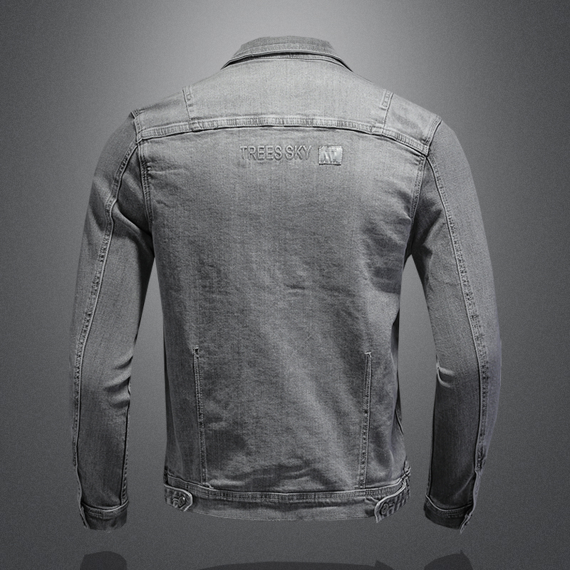 แฟชั่น Denim แจ็คเก็ตผู้ชายผ้า - Mens Fashion Denim Jacket บทวิจารณ์และราคา