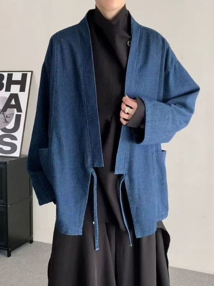 เสื้อโค้ทยีนส์สไตล์วินเทจญี่ปุ - Mens Fashion Denim Jacket บทวิจารณ์และราคา