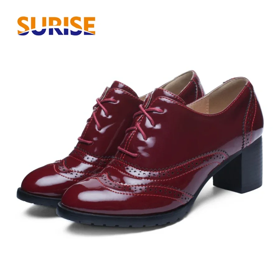 รองเท้าอ๊อกซฟอร์ดสตรีสไตล์อังก - Oxford Shoes Brogue บทวิจารณ์และราคา