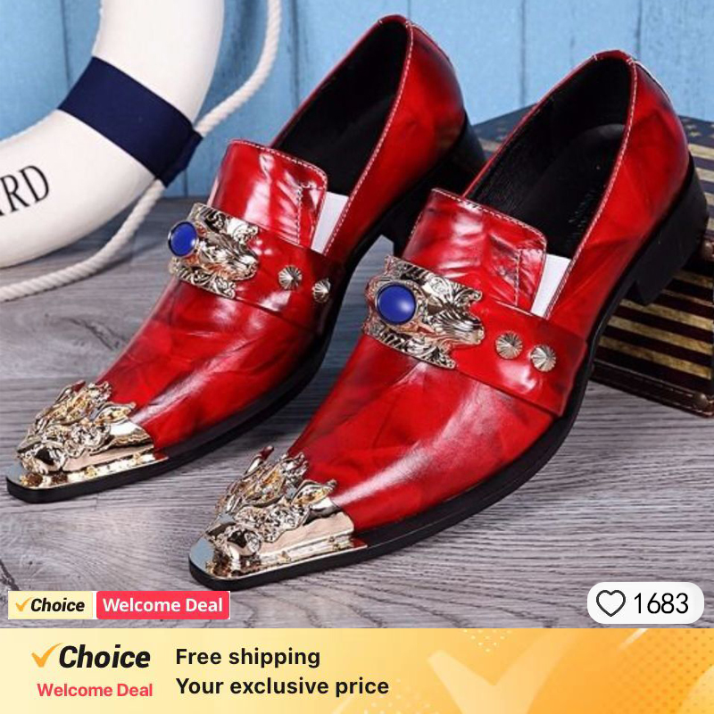 รองเท้าผู้ชายอิตาเลี่ยนสไตล์ชี - Oxford Shoes Brogue บทวิจารณ์และราคา