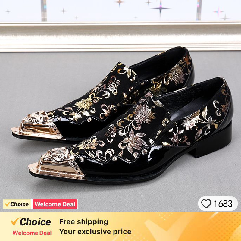 รองเท้าผู้ชายอิตาเลี่ยนสไตล์ชี - Oxford Shoes Brogue บทวิจารณ์และราคา