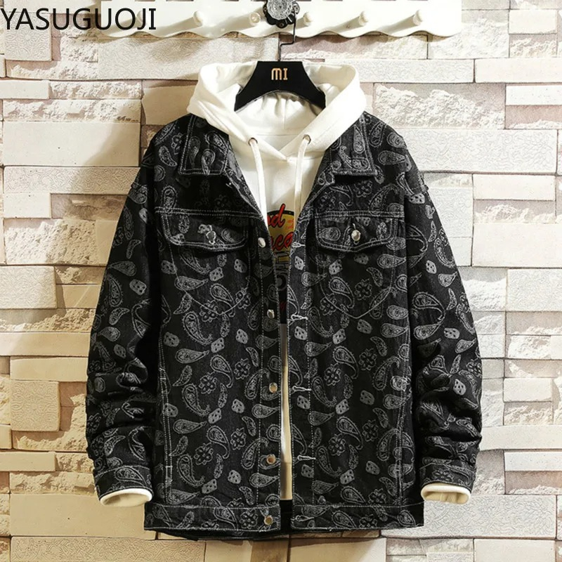 ใหม่ 2025 ฤดูใบไม้ผลิญี่ปุ่น V - Mens Fashion Denim Jacket บทวิจารณ์และราคา
