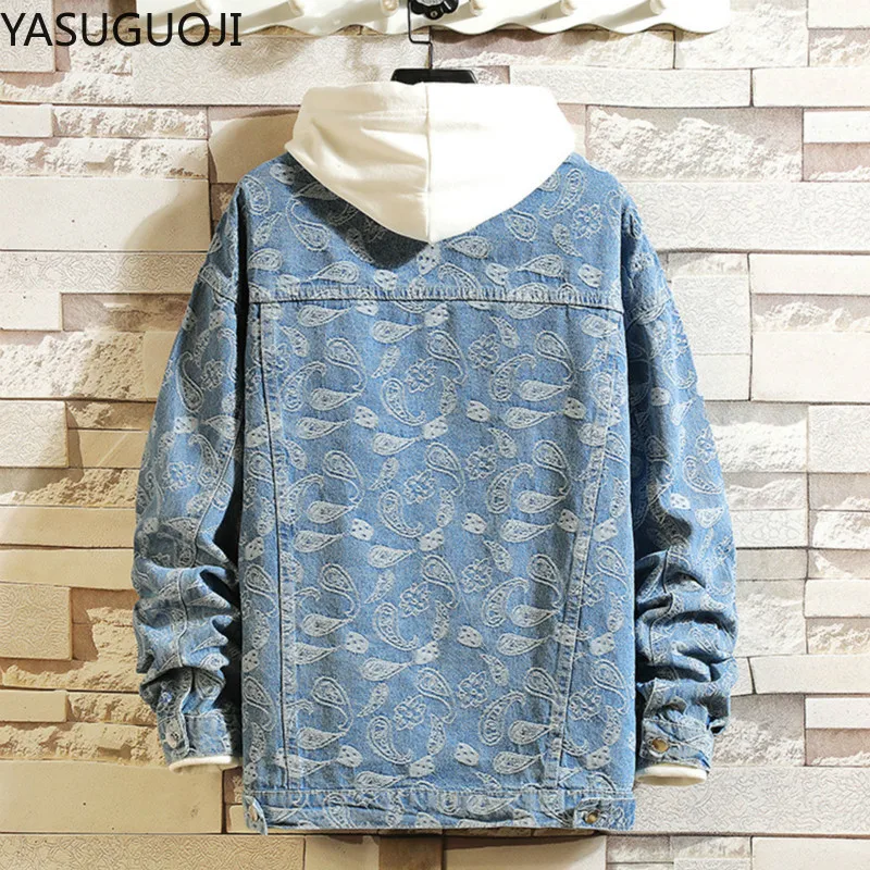 ใหม่ 2025 ฤดูใบไม้ผลิญี่ปุ่น V - Mens Fashion Denim Jacket บทวิจารณ์และราคา