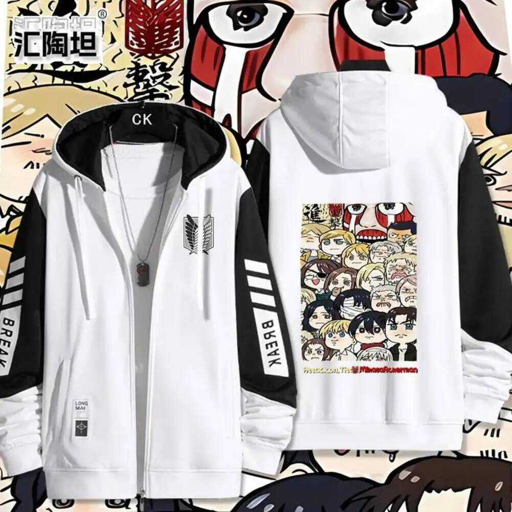 Ackerman Levi Mikasa·Ackerman  - Men'S Fashion Zipper Jacket บทวิจารณ์และราคา