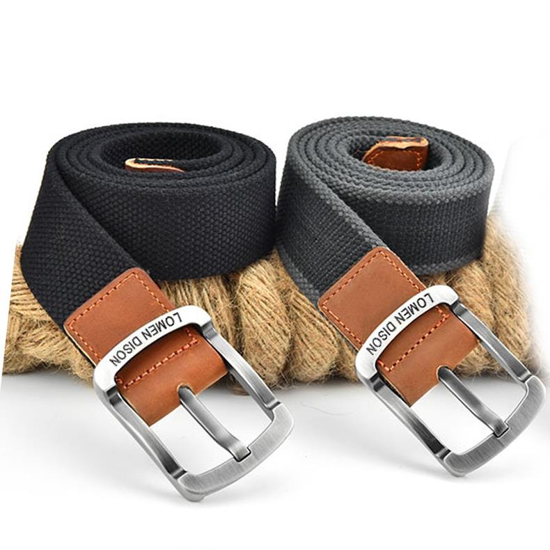 เข็มขัดไนลอนหนา เข็มขัดผ้าแคนว - Men Fashion Jeans บทวิจารณ์และราคา