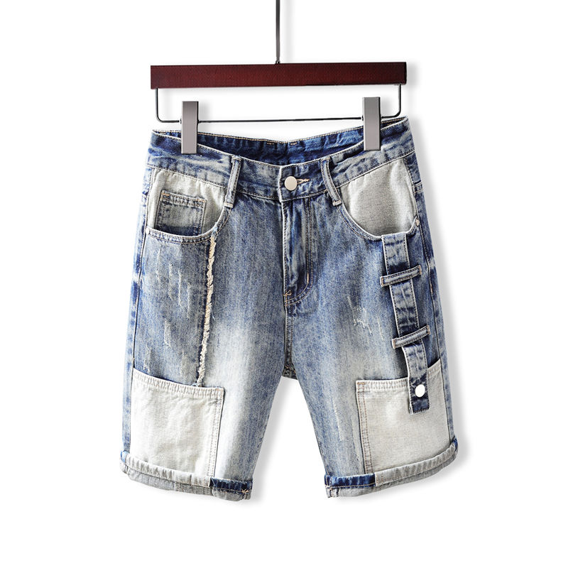กางเกงยีนส์ขาสั้นผู้ชายกางเกงพ - Men Fashion Jeans บทวิจารณ์และราคา