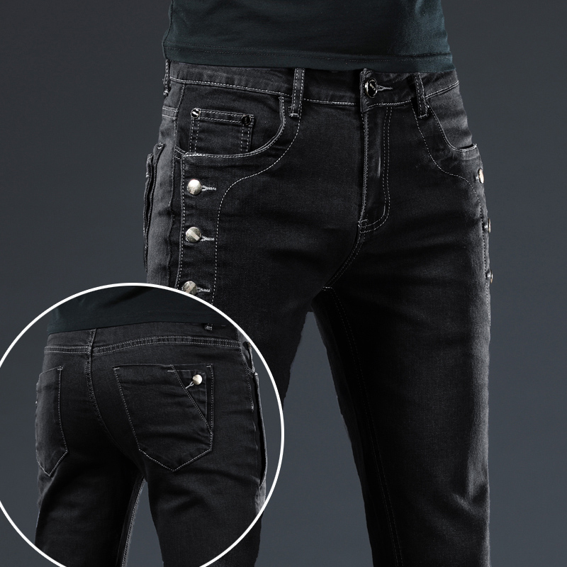 คลาสสิก Slim Vintage แฟชั่นผู้ - Men'S Fashion Grey Jeans บทวิจารณ์และราคา