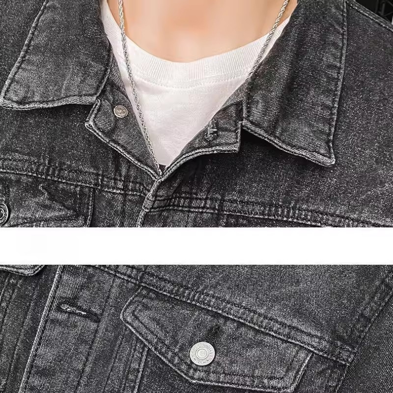 อเมริกา Vintage Heavy Wolf ปัก - Mens Fashion Denim Jacket บทวิจารณ์และราคา