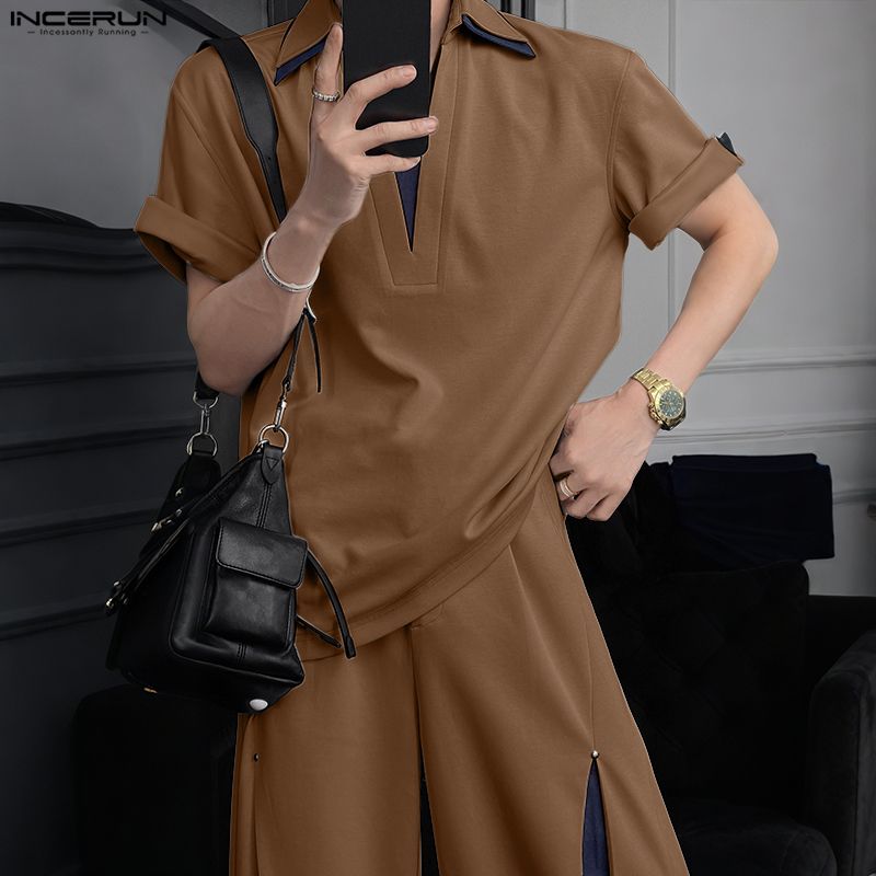 ชุดเซ็ตผู้ชาย เสื้อเชิ้ตแขนสั้ - Mens Fashion Casual 2026 บทวิจารณ์และราคา