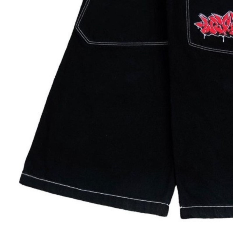 กางเกงยีนส์ทรงหลวมสไตล์ฮิปฮอปอ - Men Fashion Jeans บทวิจารณ์และราคา