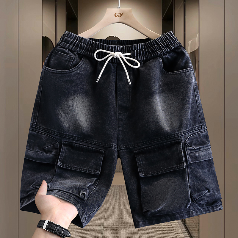 กางเกงขาสั้นคาร์โก้ผู้ชายแฟชั่ - Men Fashion Jeans บทวิจารณ์และราคา