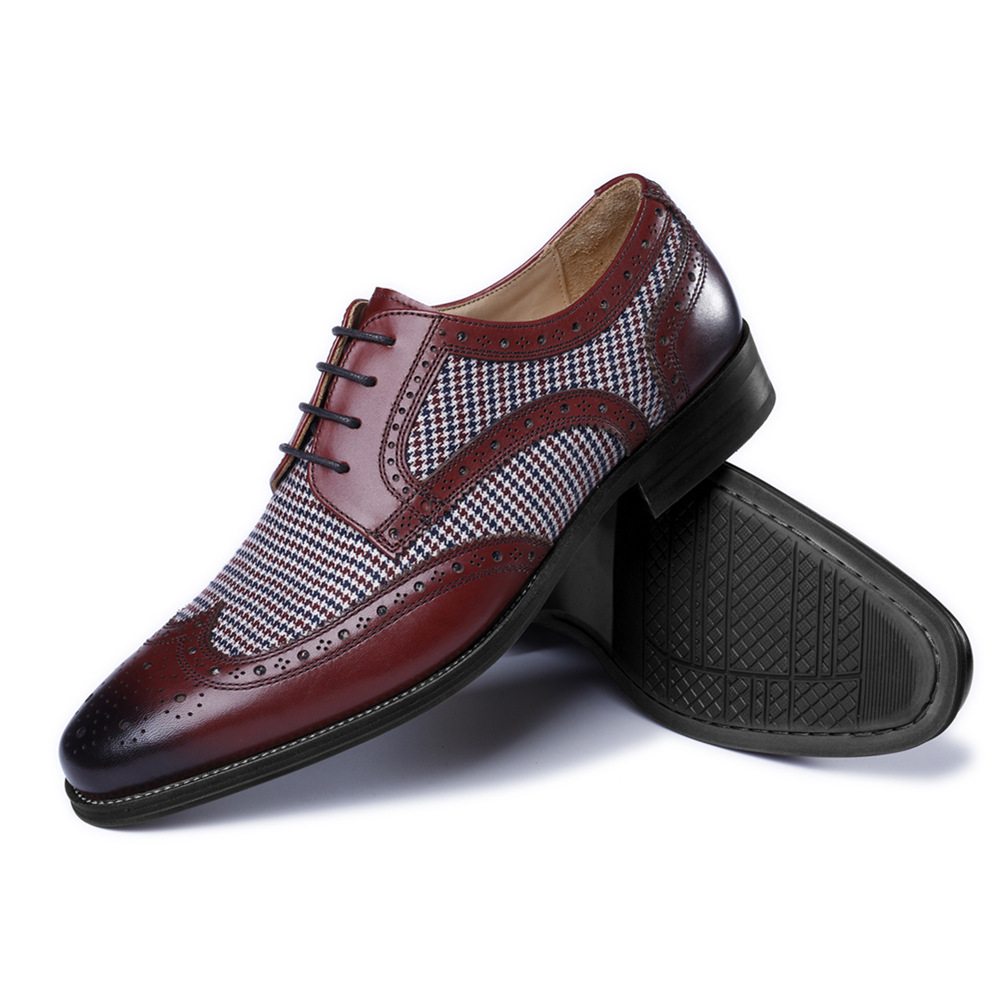 ใหม่ Oxford รองเท้าธุรกิจผู้ชา - Oxford Shoes Brogue บทวิจารณ์และราคา