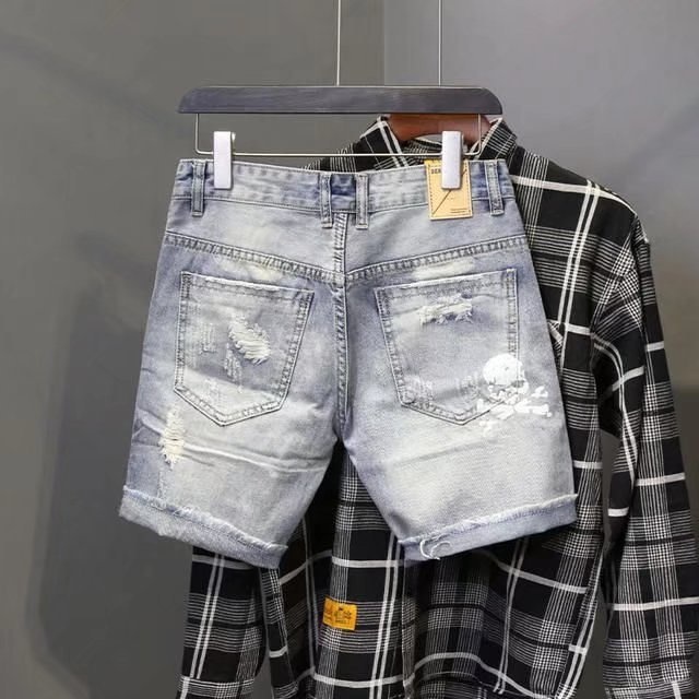 ชุดเดรสผู้ชายแบบมีรูลูกปัดยืดไ - Men Fashion Jeans บทวิจารณ์และราคา